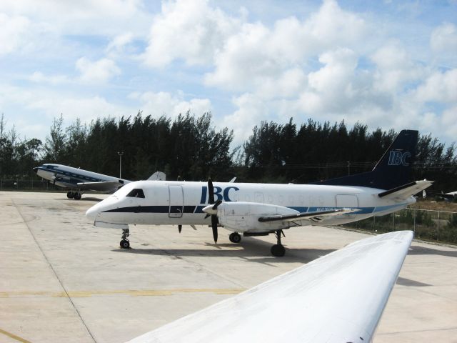 Saab 340 (N671BC) - Saab 340 and DC-3T in the background. Taken from our DC-3T (N467KS) on CCA Bahamas Missions Trip.