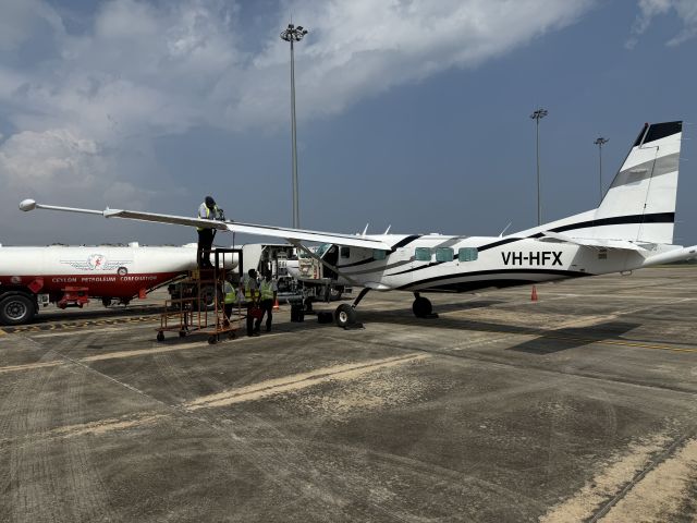 Cessna Caravan (VH-HFX) - At Sri Lanka. ferry flight from Australia to India. 29-MAR-2025.