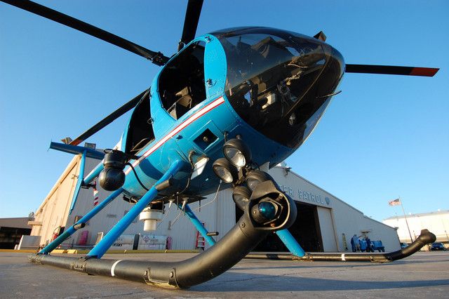 N8372F — - At the HPD (Houston Police Department) hanger.