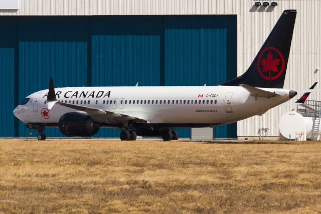 Boeing 737 MAX 8 (C-FSCY) - Grounded