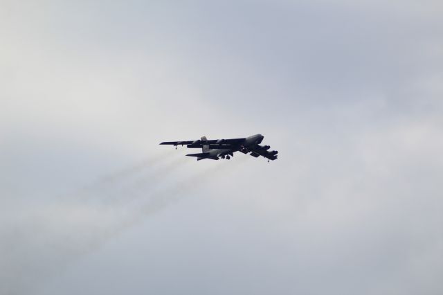 Boeing B-52 Stratofortress — - A Boeing B52 Stratofortress flying over Cotswold Kemble Airport.br /br /Location: Cotsawold Kemble Airport.br /Date: 31.08.22 (dd/mm/yy).