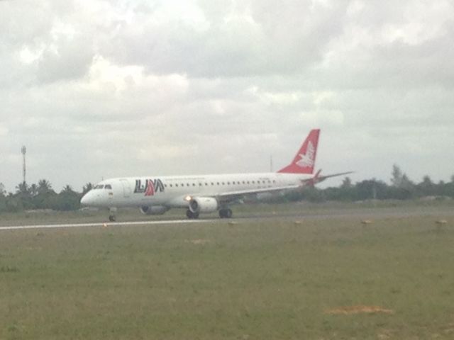 Embraer ERJ-190 (C9-EMA) - Ready for takeoff