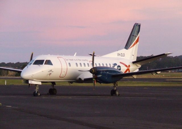 Saab 340 (VH-ZLO) - Rex Saab 340B VH-ZLO (msn 382) at Wynyard Airport Tasmania. 3 January 2024.