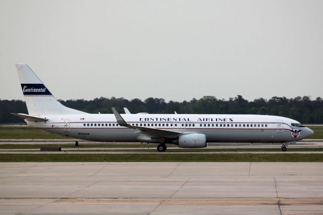 Boeing 737-900 (N75436) - Tuesday, April 10, 2012