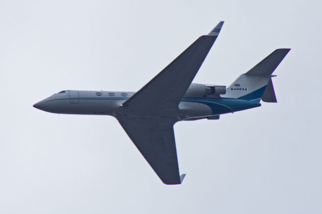 Gulfstream Aerospace Gulfstream 3 (N400AA) - Subject aircraft was photographed over Wayne, NJ, on 11-Apr-2018 at 1514HrsEDT, enroute to KTEB from the area of West Palm Beach, FL.  