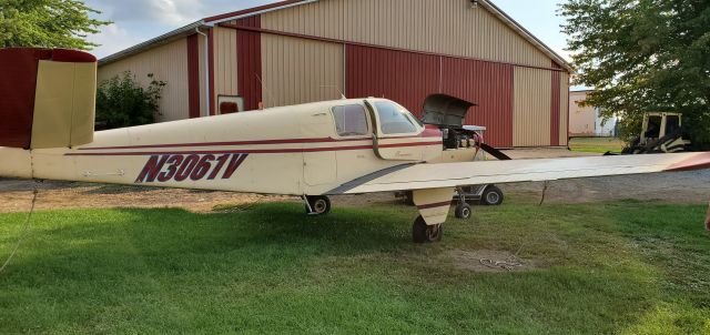 Beechcraft 35 Bonanza (N3061V) - Preparing for transport 