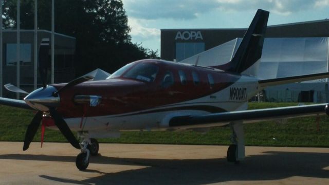 Daher-Socata TBM-900 (N900AT) - Soaking up the sun @ AOPAs Fly-in @ Fredrick Airport.