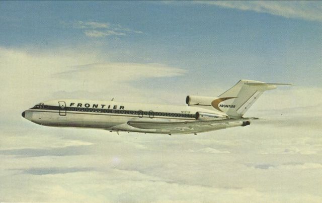 Boeing 727-100 (N7270F) - scanned from postcardbr /frontier airlines