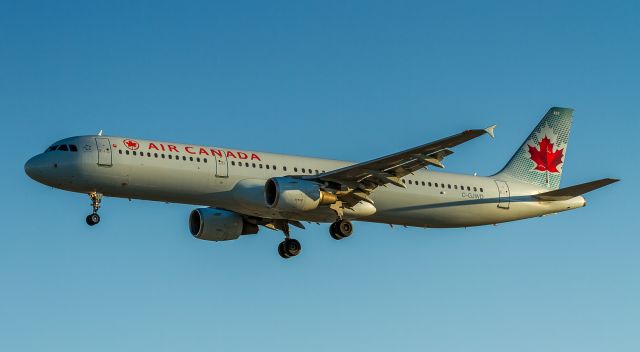 Airbus A321 (C-GJWD) - Sunrise session at YYZ...