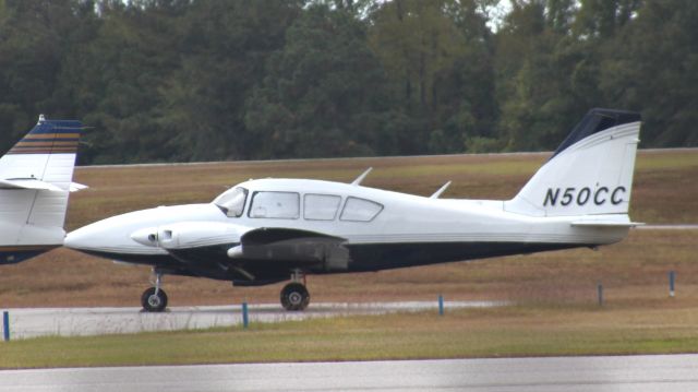 Piper Aztec (N50CC) - This beautiful Aztec had just come in from Stuart, FL, and would depart to Ocala, FL 4 days later.