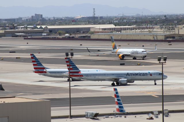 BOEING 767-300 (D-ABUS) - The inaugural flight for Condor Airlines into Phoenix Sky Harbor.br /May 18, 2018, 2:40 PM MST Arrival Flight DE2026