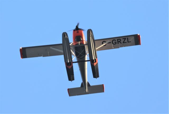 Piper Cherokee (C-GRZL) - C-GRZL Sportman GR-2 survolant la ville de Lavaltrie QC. le 14-04-2023 à 18:36.