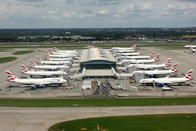 — — - Terminal 5B - first satellite - used exclusively by British Airways