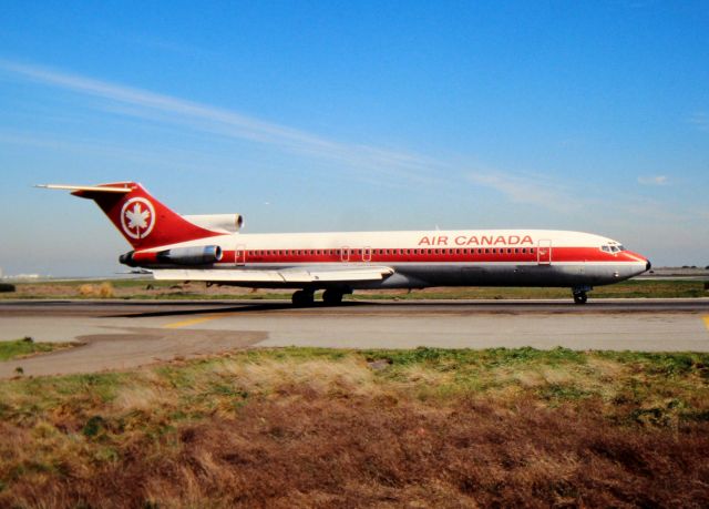 BOEING 727-200 — - KSFO - early 1980s shows Air Canada 727 holding short at Runway 1R. 
