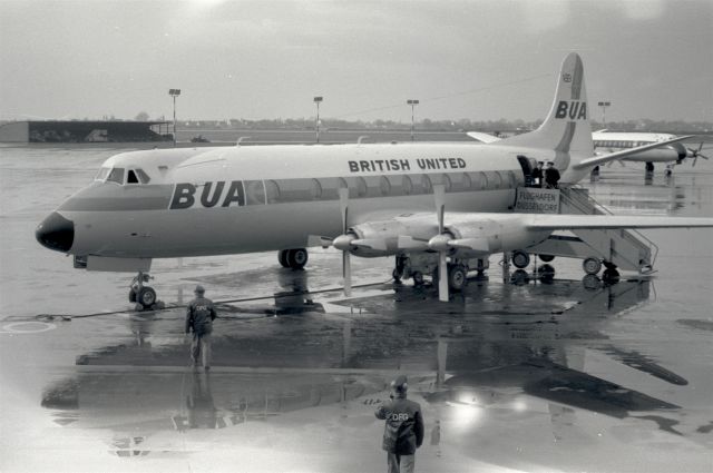 VICKERS Viscount (G-APTD) - 1966 at Düsseldorf (EDDL)