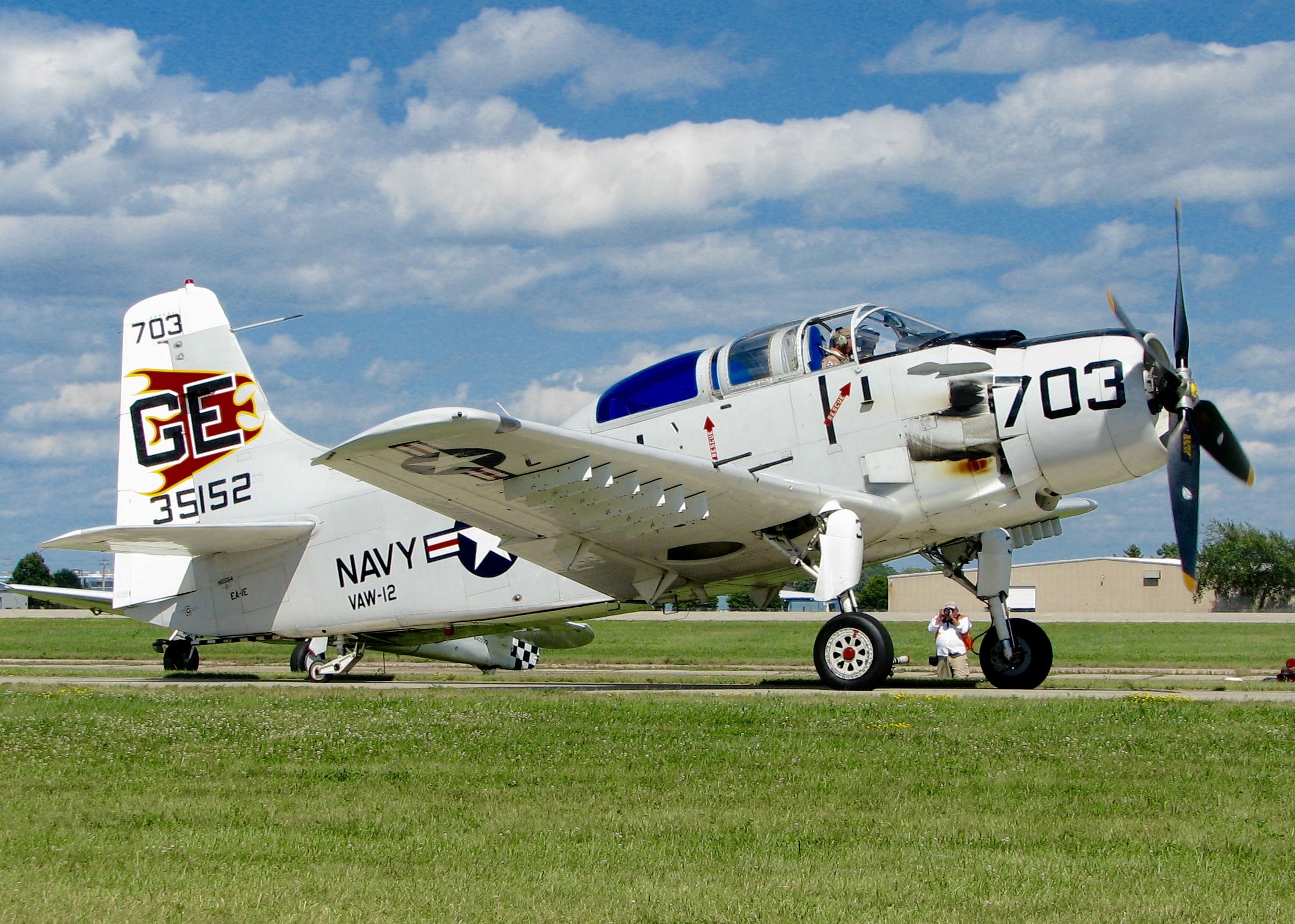 Douglas AD Skyraider (N65164) - At AirVenture.