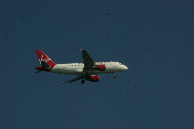 Airbus A319 (N528VA) - Near Revere MA VFW Approaching Boston Logan