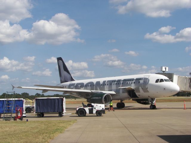 Airbus A319 (N949FR) - Frontier Flight 214 from Denver to Tyler, Texas, 08.11.19