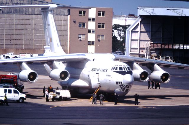 Ilyushin Il-76 (K2661) - A rare bird this side of the Atlantic. After Hurricane Katrina,tje Indian Government sent supplies to assist the US. IL76 K-2661 stopped in Boston on it's way to New Orleans Sept 13th 2005