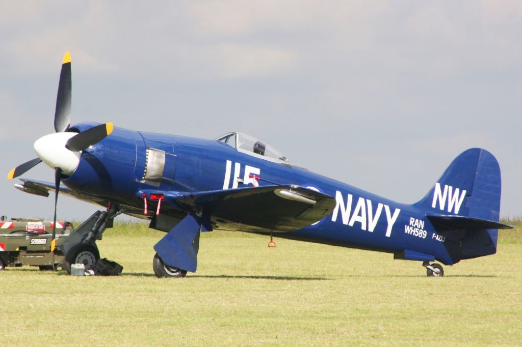 F-AZXJ — - Hawker Sea Fury FB 11, Cambrai-Niergnies Airfield (LFYG)