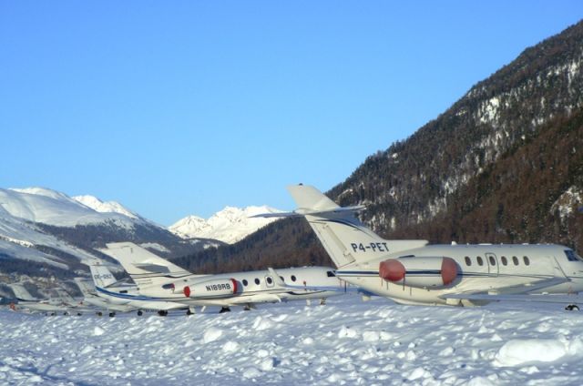 Dassault Falcon 20 (N189RB) - polo worldcup st.moritz 2010