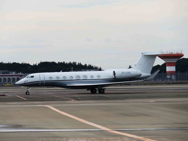 Gulfstream Aerospace Gulfstream G650 (VP-CPG) - I take a picture on Nov 28, 2016.br /Delivery Sep21,2016 CN 6202 ex N622GD