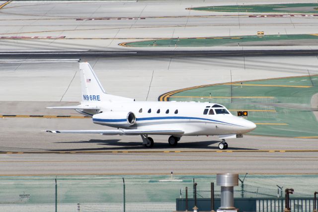 North American Sabreliner (N96RE) - N96RE  Rockwell International  NA-265-65  Sabreliner  KLAX  20130304