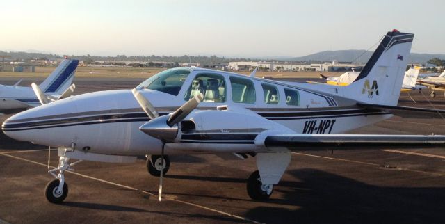 Beechcraft Baron (58) (VH-NPT) - AACo Baron at Archerfield 2012