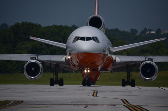 McDonnell Douglas DC-10 (N17085) - I was standing adjacent to the ILS area where Txwy H and Rnwy 20 intersect.  Tanker 911 was stationed here and being used in support of the wildfire fighting efforts at the Florida/Georgia border.