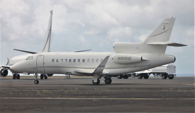 Dassault Falcon 900 (N900HG) - Santa Maria Island International Airport - LPAZ, Azores. 2021-08-29