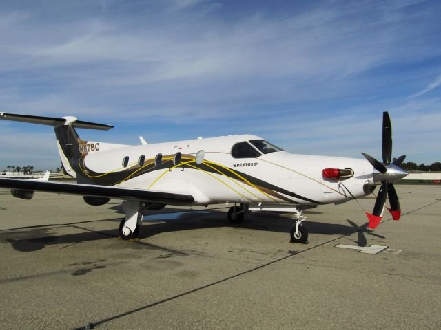 Pilatus PC-12 (N87BC) - On the ramp