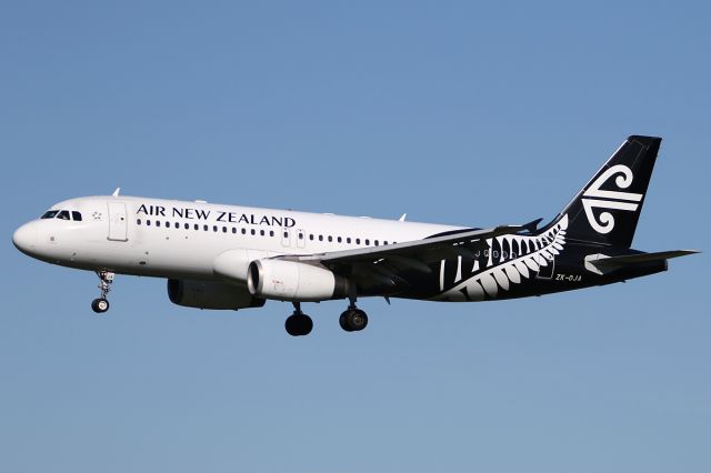 Airbus A320 (ZK-OJA) - on 26 August 2018