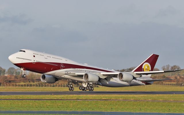 BOEING 747-8 (VQ-BSK) - worldwide aircraft holdings b747-8zv bbj vq-bsk circuit training at shannon 5/1/18.