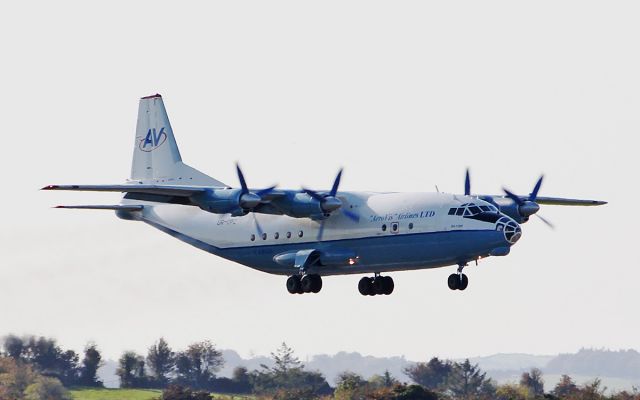 UR-CPZ — - aerovis airlines an-12bp ur-cpz dep shannon 28/9/18.