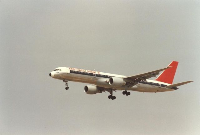 Boeing 757-200 — - Northwest 757 landing at LAX in the early 1980s