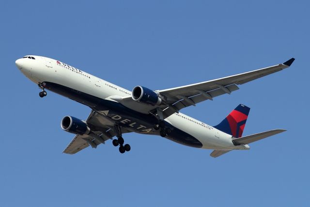 Airbus A330-300 (N822NW) - 03/08/2020: Flight from JFK,USA, on landing path to runway 30, duration was 10h16m.