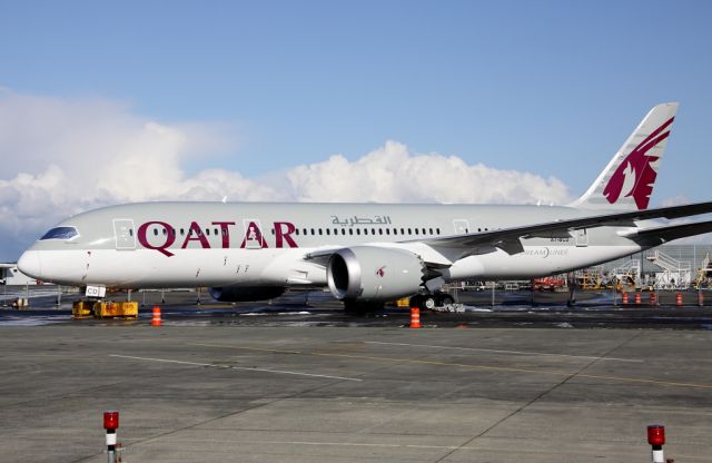 Boeing 787-8 (A7-BCD) - Qatar Airways A7-BCD at Paine Field March 22, 2013.