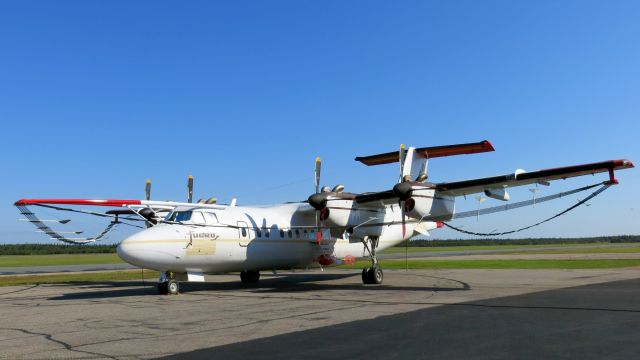 De Havilland Canada Dash 7 (C-GJPI) - A Fugro airborne survey Dash-7 on the ramp in Sept-Îles (CYZV) - September 2012