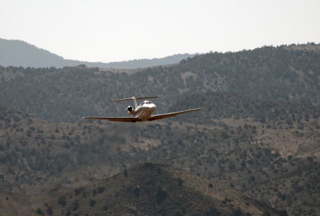 Cessna Citation CJ1 (N1127K) - Departing 27 at Carson City