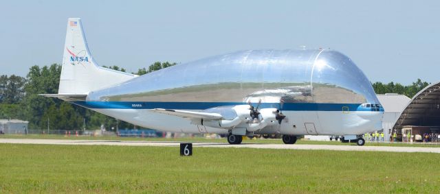 Aero Spacelines Super Guppy (N941NA) - Super Guppy arrival at KHUA