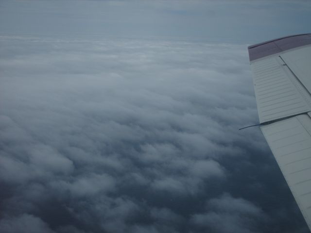 Piper Saratoga (G-JPOT) - Over English Channel