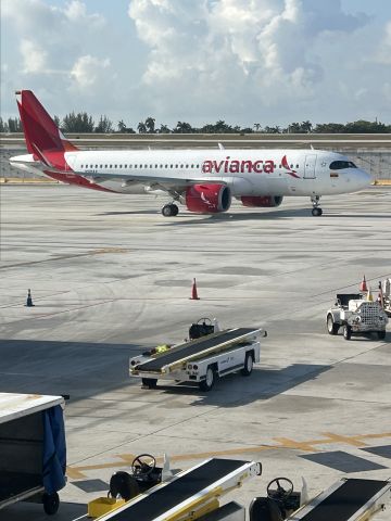 N919AV — - Avianca A320NEO operating AV5091 FLL-MDE & MDE-BOG