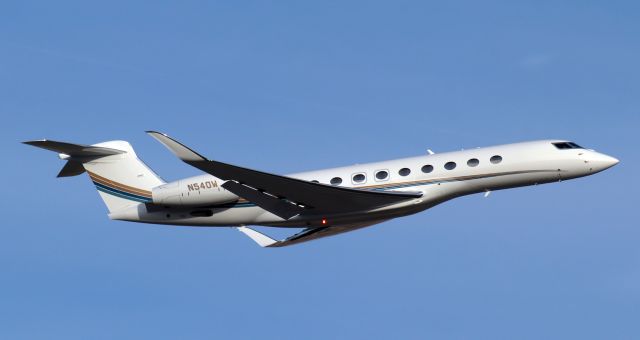 N54OW — - Her newest Gulfstream, a G700, climbing out.  She was not on it when this pic was taken.