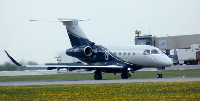 Embraer Legacy 450 (C-GBAS) - Shortly after arriving is this 2021 AirSprint Embraer Praetor 500 in the Spring of 2024.