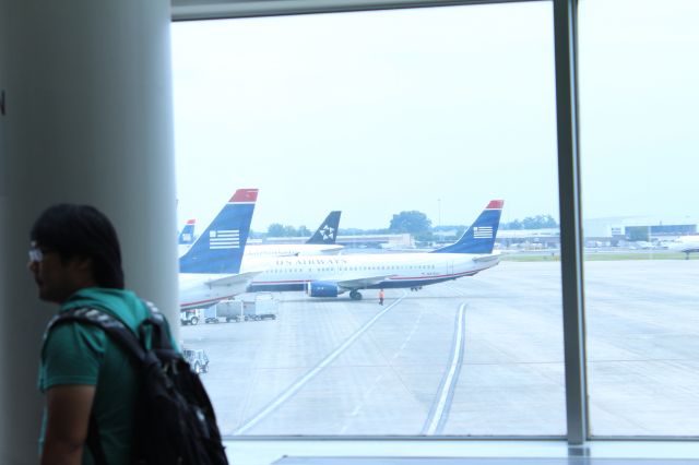 Airbus A380-800 (N419US) - At TCBY watching the planes go by. Although 'The Country's Best Yogurt' is a tad egotistical