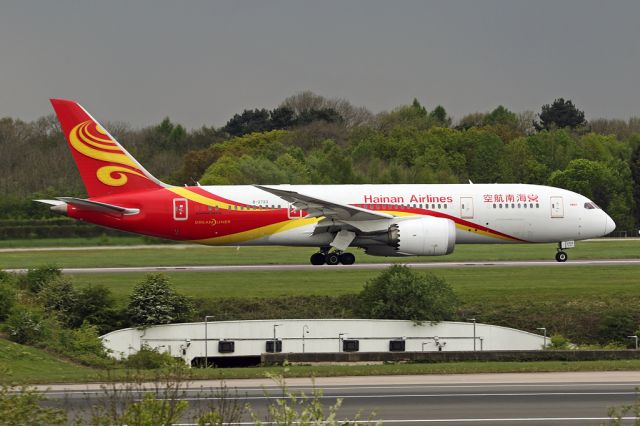 Boeing 787-8 (B-2723) - May 1st 2017 saw Hainan starting to use the B788 instead of the A330 on the flight to Manchester