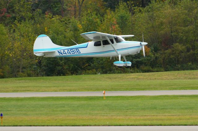 Cessna 170 (N4491B) - Departing Runway 28