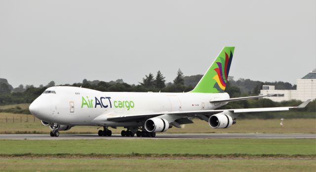 Boeing 747-400 (TC-ACM) - airact cargo b747-428f tc-acm landing at shannon from istanbul 28/6/20.