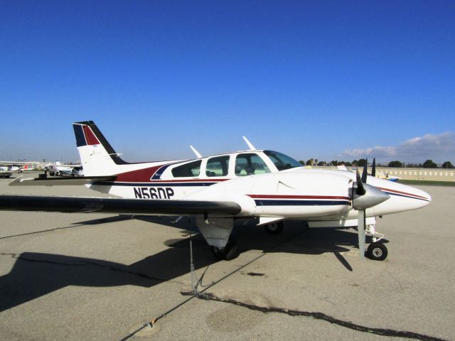 Beechcraft 56 Turbo Baron (N56DP) - On the ramp