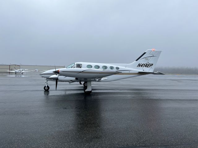 Cessna Chancellor (N414EP) - Low weather. 3 FEB 2022.